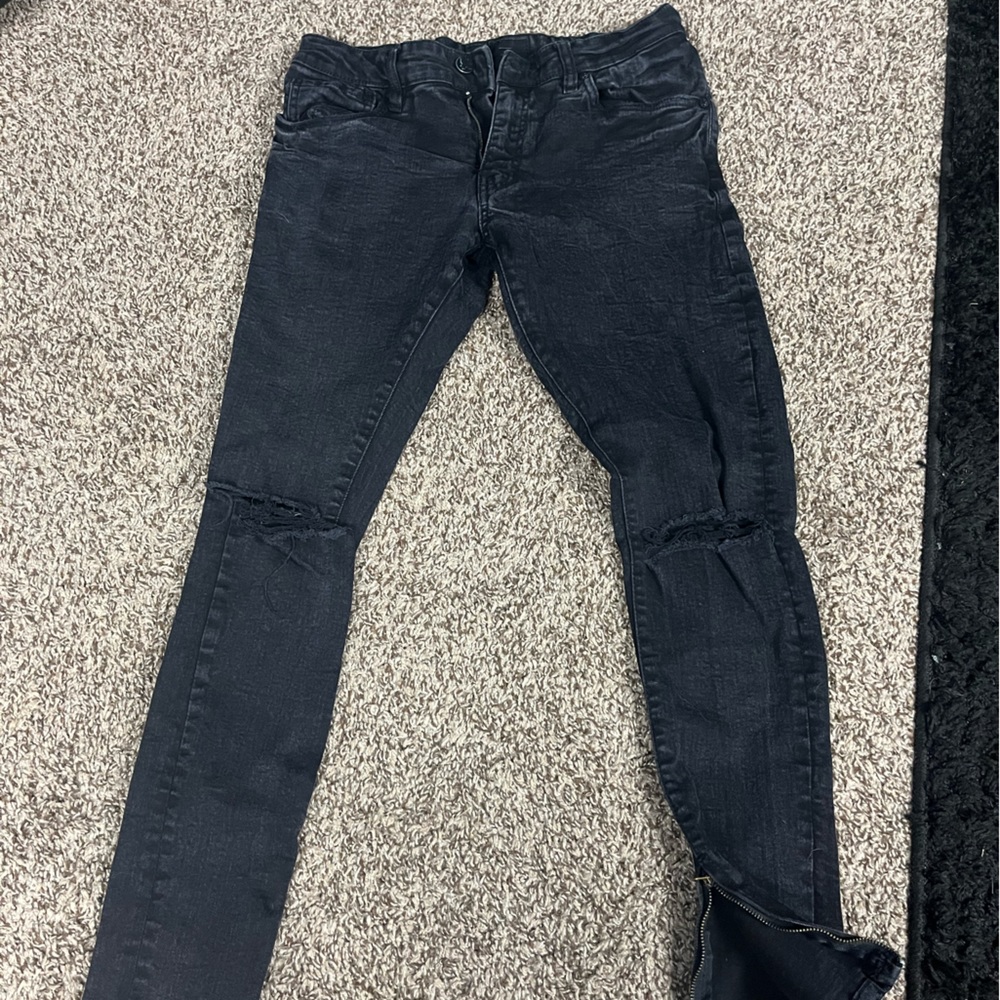 Youngla Black Skinny Jeans